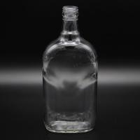 Бутылка стеклянная 0,5 л. (Винтовая, Плоская)