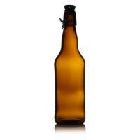 Бутылка стеклянная 0,5 л. для пива  с бугельной пробкой