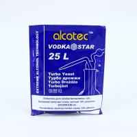 Спиртовые дрожжи Alcotec "VodkaStar Turbo", 66 г